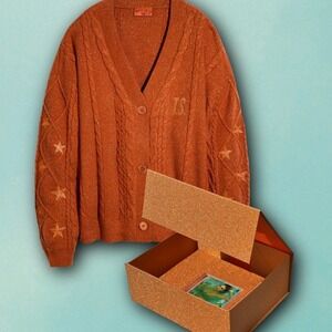 NEW SEALED Taylor Swift The Life Of A Showgirl Box Set Cardigan & CD Size XL/2XL